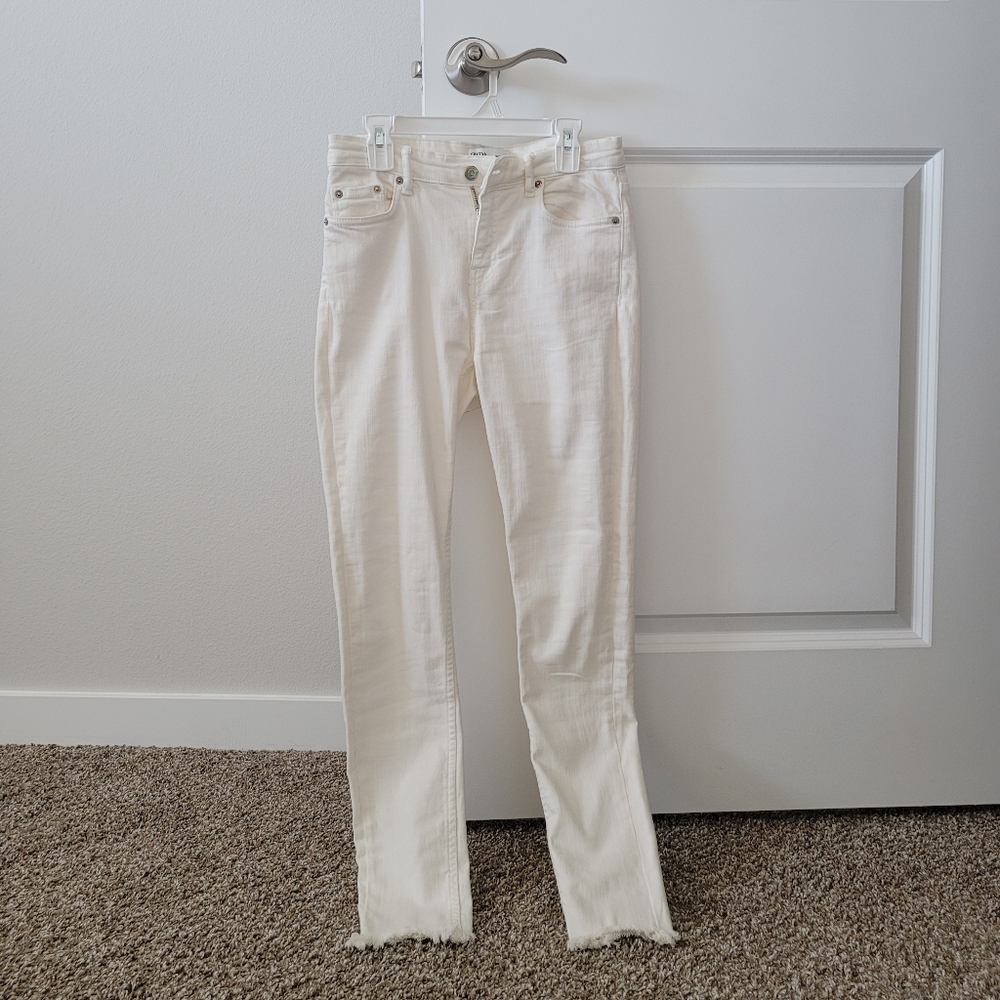 Zara white jeans